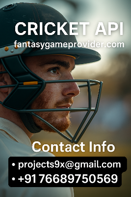 Fantasy Cricket & Betting APIs: Real-Time Scores & Odds by Fantasygameprovider.com